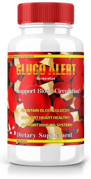 Cápsulas Gluco Alert suplemento natural salud estable