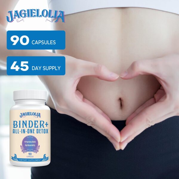 Cápsulas Jagielolia Detox apoyando salud digestiva
