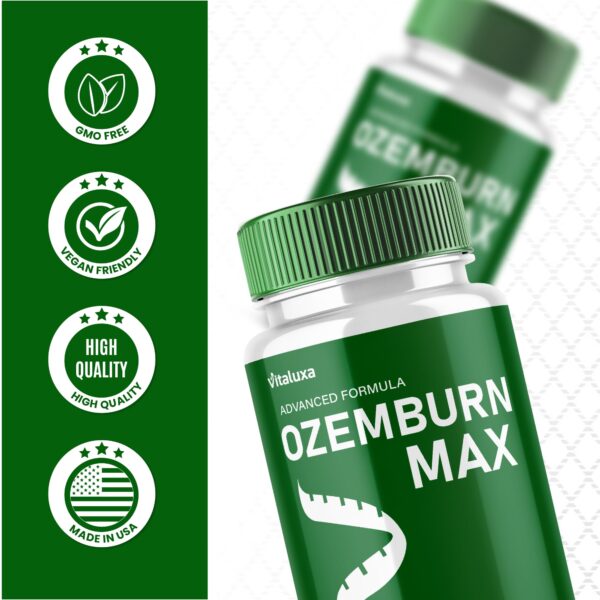 Suplemento Ozemburn Max de Vitaluxa para fitness