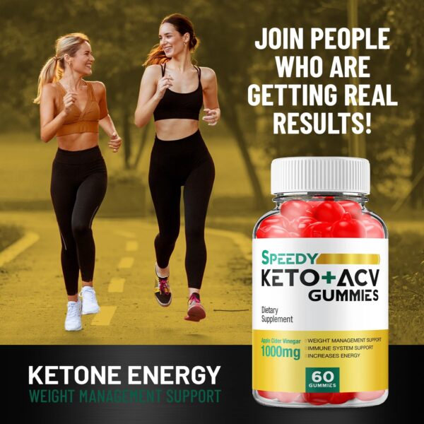 Detalle gomitas Speedy Keto ACV 1000mg