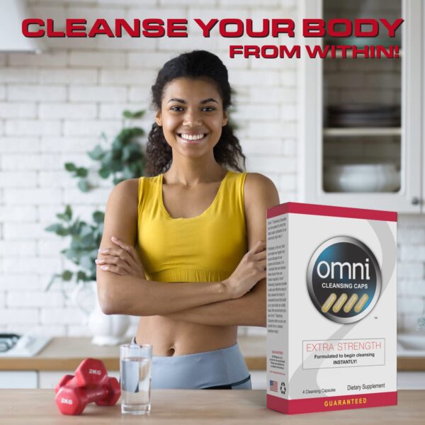 Suplemento detox cápsulas herbales para sistema corporal saludable