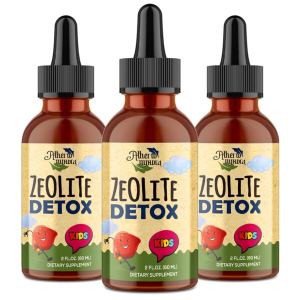 Atherionyxora detox zeolita para niños botella de 180 ml