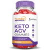 Suplemento Keto Turbo Ripped Gummies ACV con textura pectina