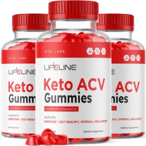 rize labs Lifeline Keto + ACV Gominolas 180 unidades paquete triple