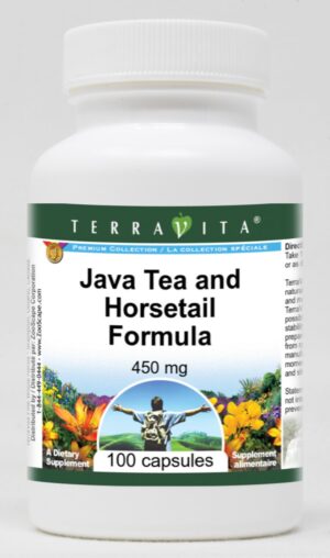 TerraVita Java Tea y Cola de Caballo 450 mg cápsulas 3 pack