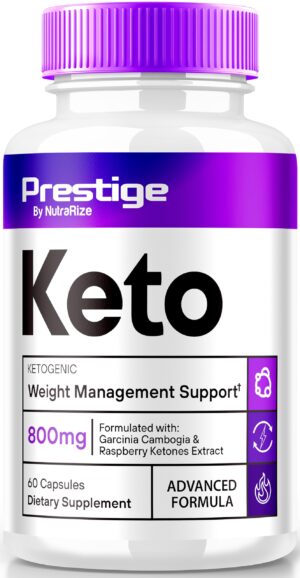 Cápsulas Keto Prestige frasco 60 cápsulas para pérdida de peso