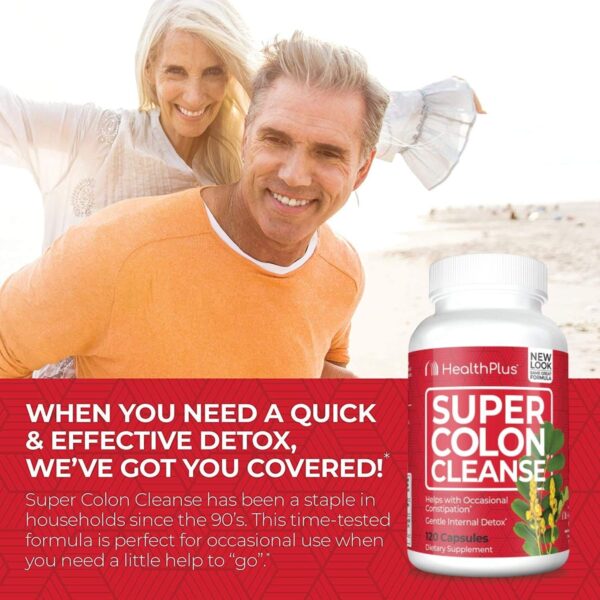 Health Plus Super Colon Cleanse cápsulas nutritivas