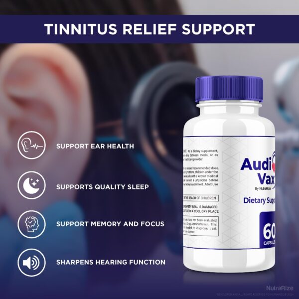 Paquete Audivax 5 envases para oído saludable