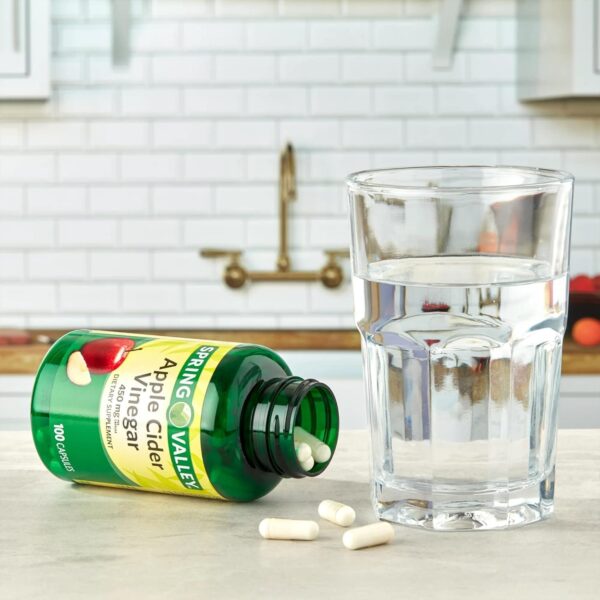 Cápsulas de vinagre de manzana para apoyo a la salud digestiva