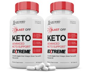 Botella de Pastillas Blast Off Keto ACV Extreme 1675MG