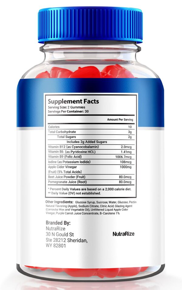 Paquete cinco gomitas Total Effect Keto apoyo cetosis