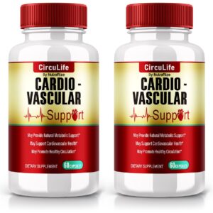 Circulife cápsulas suplemento natural niveles saludables sangre pack 2