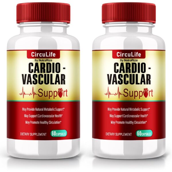 Circulife cápsulas suplemento natural niveles saludables sangre pack 2
