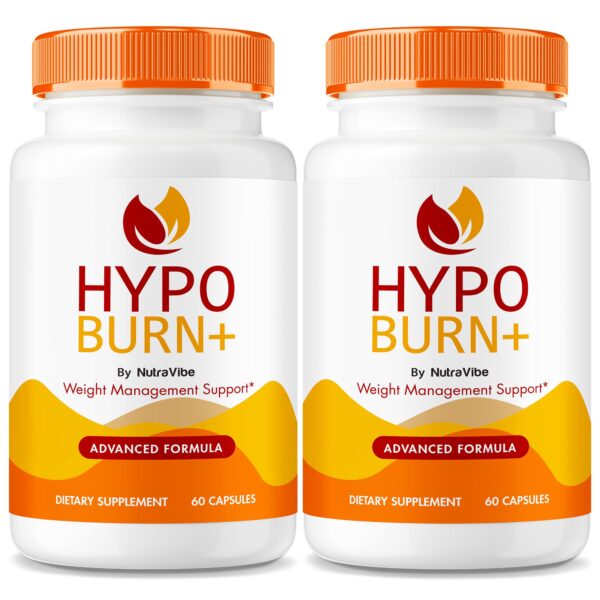 Frontal de NutraVibe Hypo Burn+ cápsulas