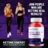 Etiqueta del suplemento Keto Ripped ACV para pérdida de peso