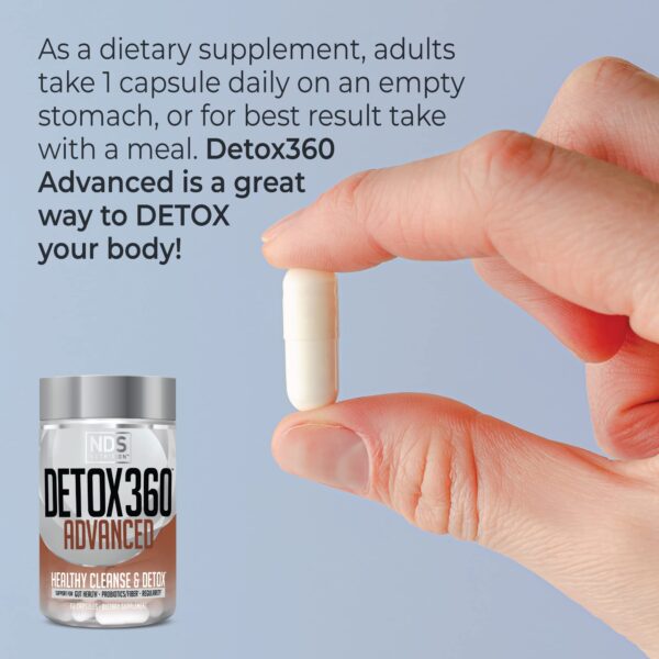 71VpwKgAe6L.jpg Frasco suplemento Detox 360 Advanced 60 cápsulas
