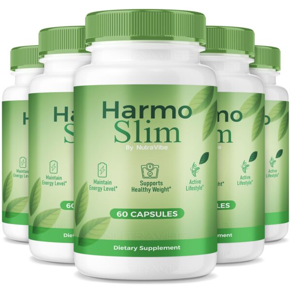 Paquete de 5 HarmoSlim cápsulas para fitness y bienestar
