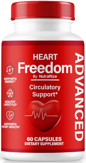 Frasco Heart Freedom cápsulas para salud y energía