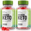Gomitas Essential Keto ACV NutraRize frasco para pérdida de peso