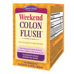 Weekend Colon Flush 16 cápsulas de Nature's Secret