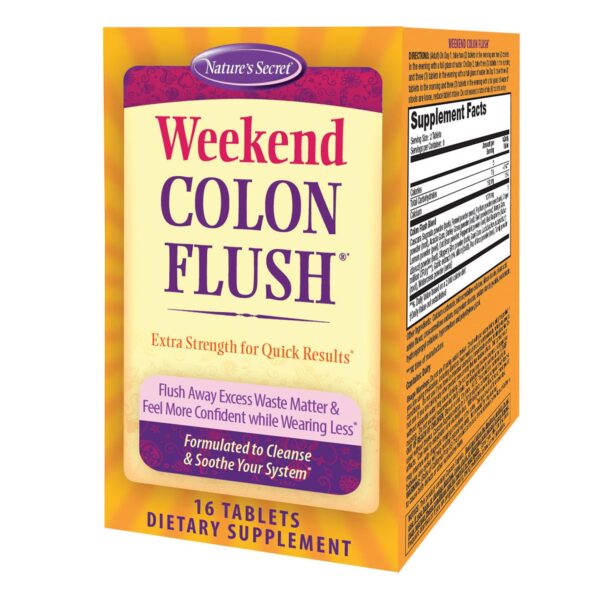 Weekend Colon Flush 16 cápsulas de Nature's Secret
