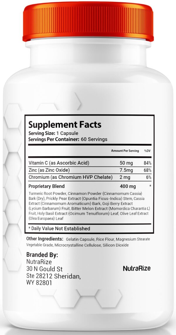 Cápsulas detox Gluco Refresh apoyo salud natural