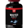 Frasco negro Water Away con suplemento natural diurético