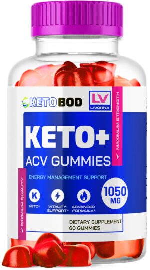 KetoBOD gomitas ACV para pérdida de peso y cetosis