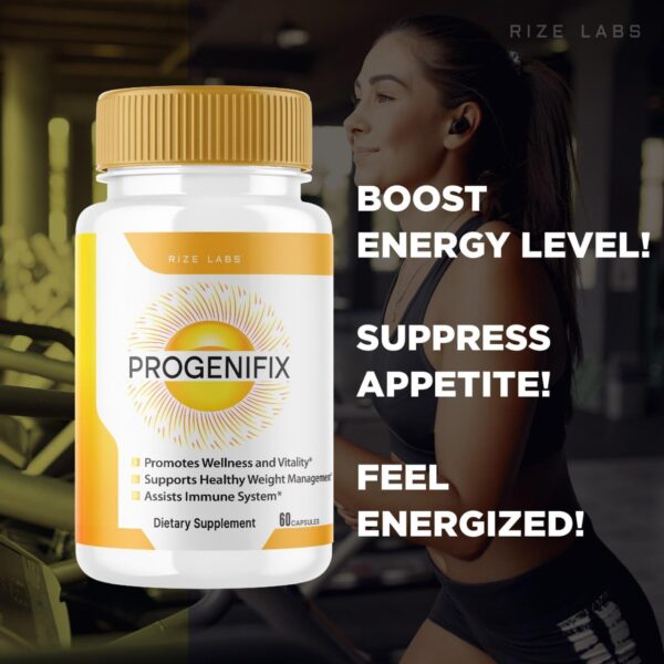 Progenifix capsulas para estilo de vida saludable marca rize labs