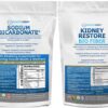 Suplemento alcalino bicarbonato sodio orgánico y detox renal biofibra