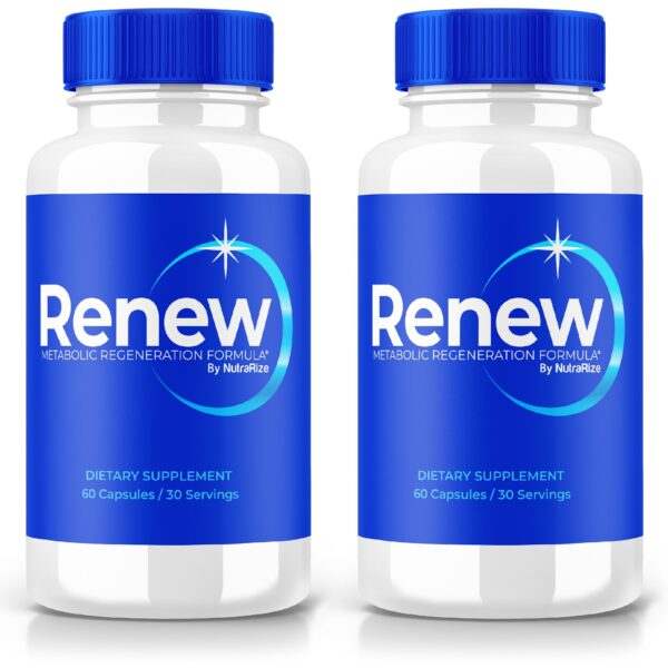 Version 1.0.0 Cápsulas Renew paquete de 2 para energía y vida activa