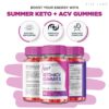 envase de gomitas Summer Keto ACV con fórmula avanzada para adelgazar