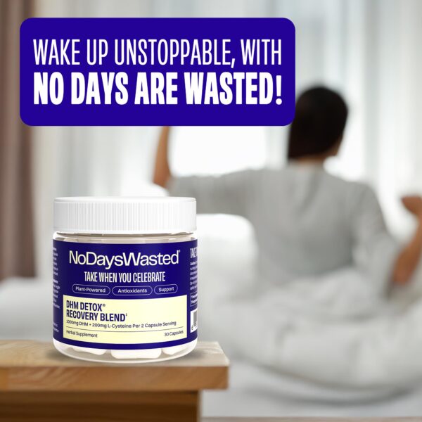 No Days Wasted DHM Detox 30 cápsulas paquete 1