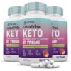 Frasco Ultra Prime Keto ACV Extreme pastillas 180 cápsulas