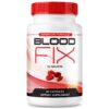 Frasco de NutraVibe Blood Fix cápsulas para circulación saludable