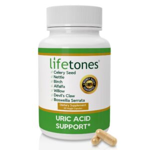 Suplemento Lifetones para ácido úrico y salud articular