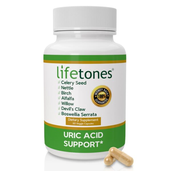 Suplemento Lifetones para ácido úrico y salud articular