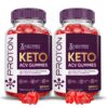 Paquete frente gomitas Proton Keto ACV vinagre sidra manzana