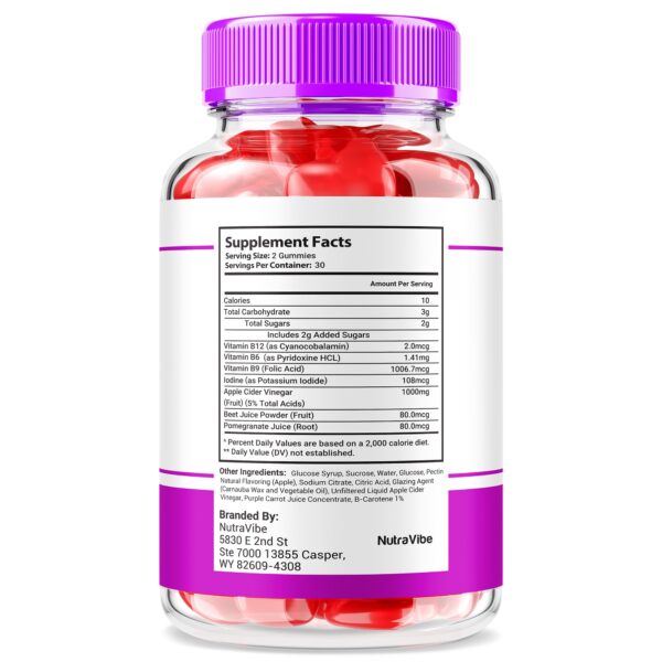 Gomitas fáciles de masticar para flujo saludable.