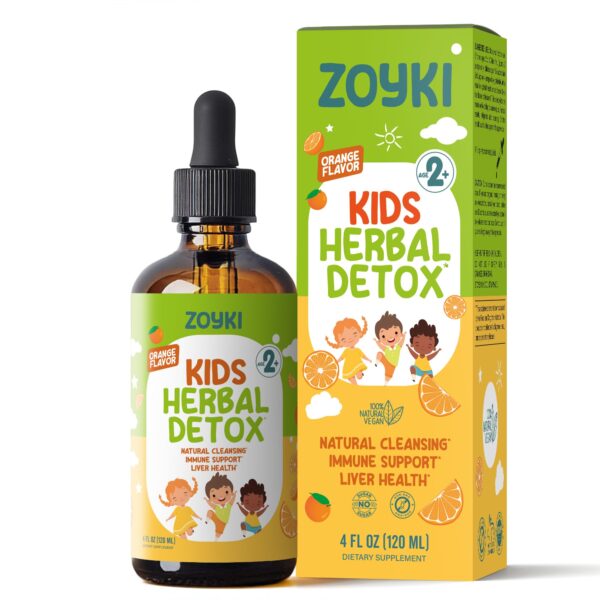 Botella de desintoxicante herbario Zoyki para niños