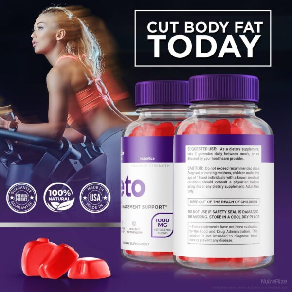 Gomitas Nuvita Keto ACV energía y metabolismo aumentados