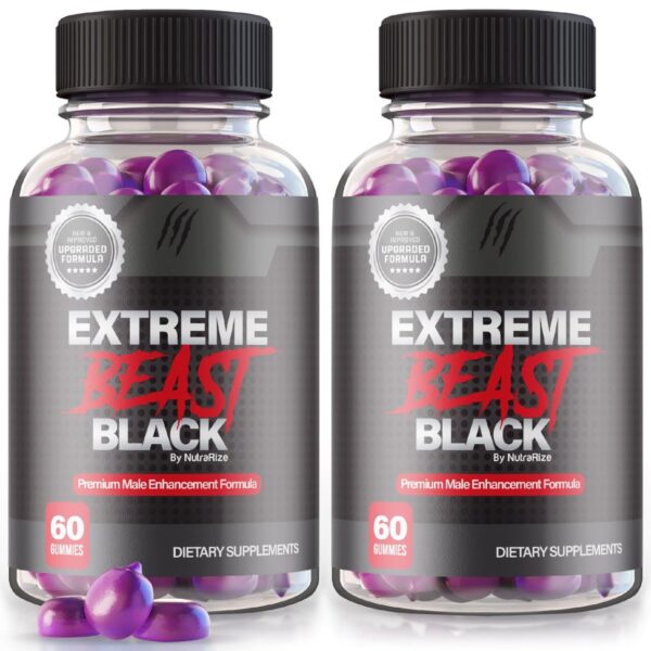 extreme beast black gomitas energéticas para hombres salud masculina