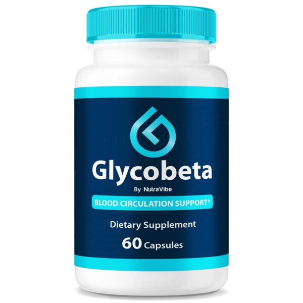 NutraVibe Glycobeta cápsulas en frasco