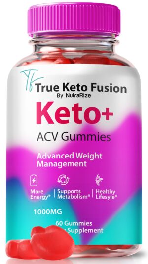 Gomitas True Keto Fusion con vinagre de sidra para dieta keto