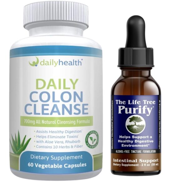 Version 1.0.0 Life Tree Purify cápsulas para limpieza intestinal natural y detox