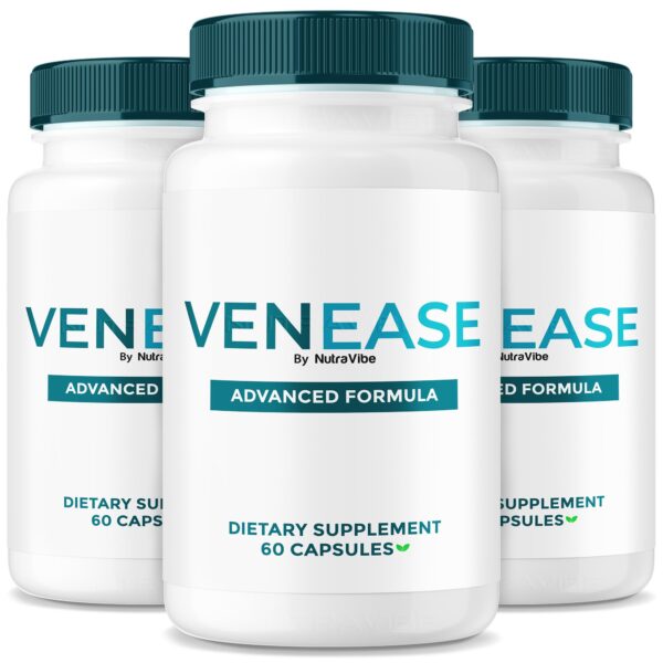 Venease Capsules envase frontal con etiqueta