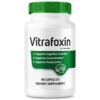Caja de cápsulas NutraVibe Vitrafoxin para enfoque y energía