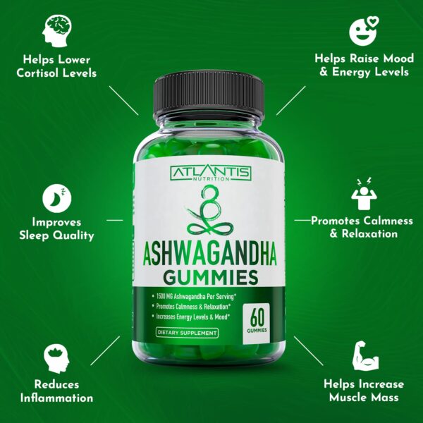 Suplemento en gomitas Keto ACV y Ashwagandha sabor manzana