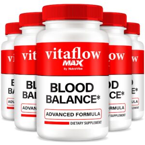 Vitaflow Max paquete de 5 soporte equilibrio sanguíneo y salud