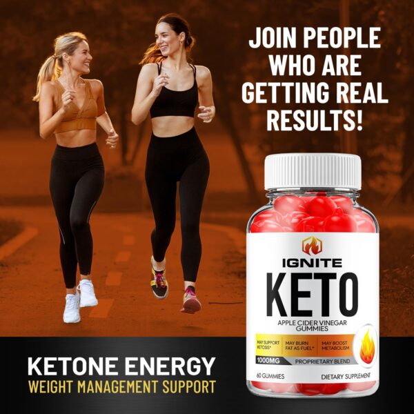 Suplemento Ignite para control de peso keto y ACV